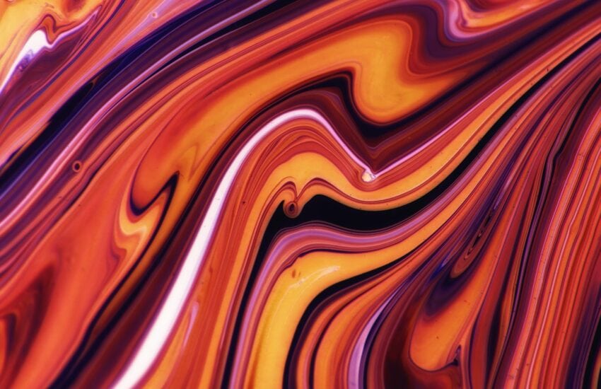 Abstract colorful swirls